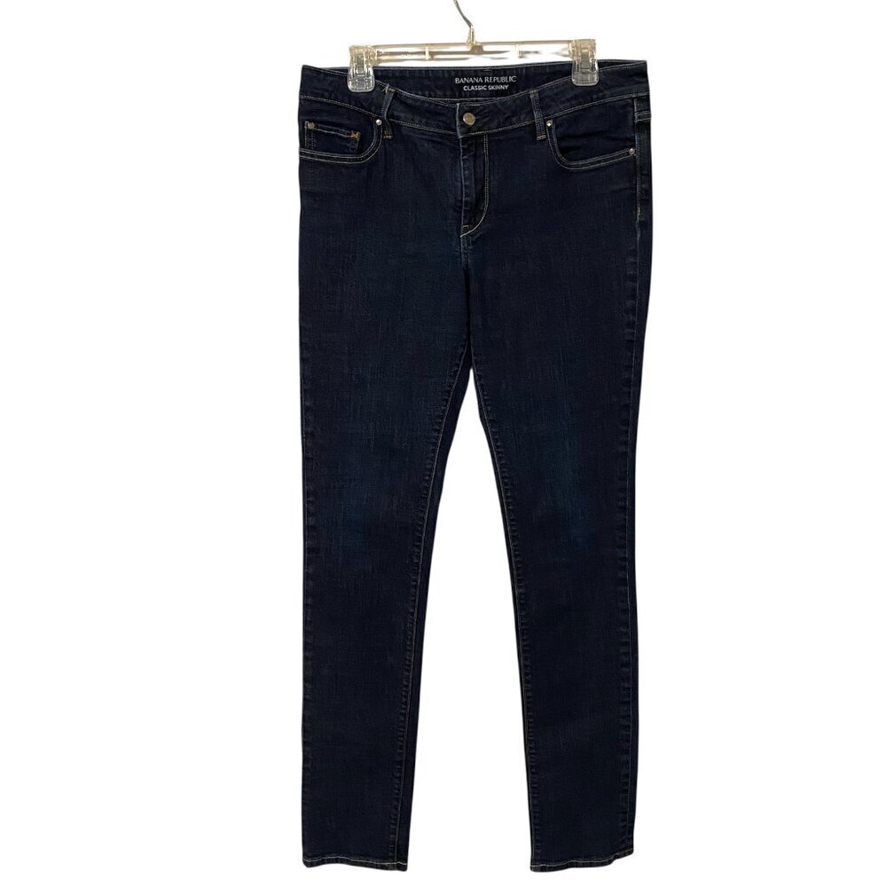 Banana Republic Women's Classic Skinny Jeans Size 12L - Picture 1 of 10